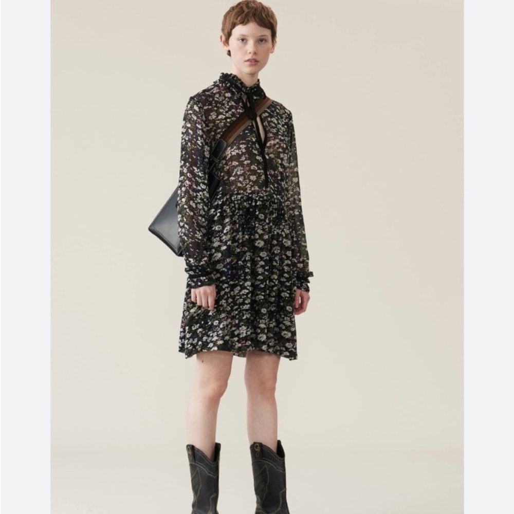 Ganni Floral Dress